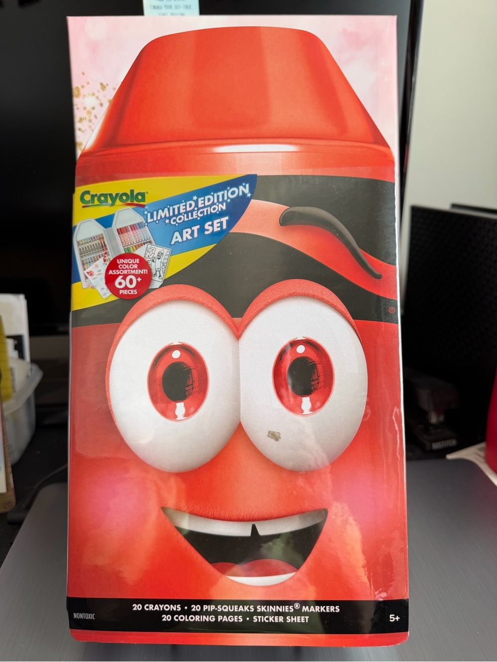 Crayola Limited Edition Red Crayon Character Art Set